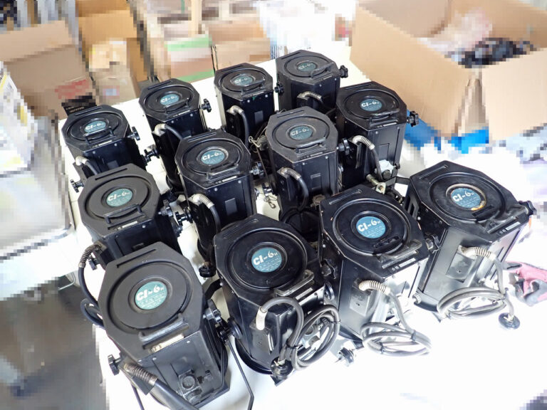 スポットライト MATSUMURA CI-6H 松村電機 12台セット フレンネルレンズ ステージ スタジオ 撮影 ライブ 照明器具 舞台照明
