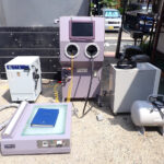 サンドブラスター FUYO SG SLP-07ED ST30A-100 VF-5N F-1 芙蓉商事 プリンター ANEST IWATA コンプレッサー AMANO 小型集塵機