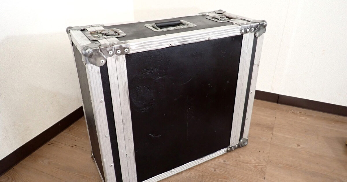 5Uラックケース W610×D250×H540mm ハードケース アタッシュケース トランク エフェクター 耐久性 楽器 音響機材 運搬 搬送 ブラック