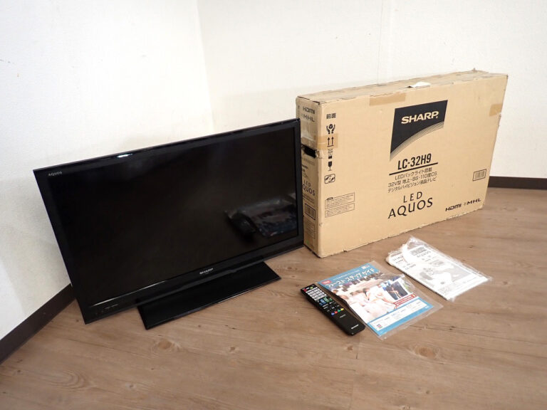 デジタルハイビジョン液晶テレビ SHARP LC-32H9 シャープ AQUOS アクオス 32インチ 32型 100V～ LEDバックライト 民生用 TV 録画