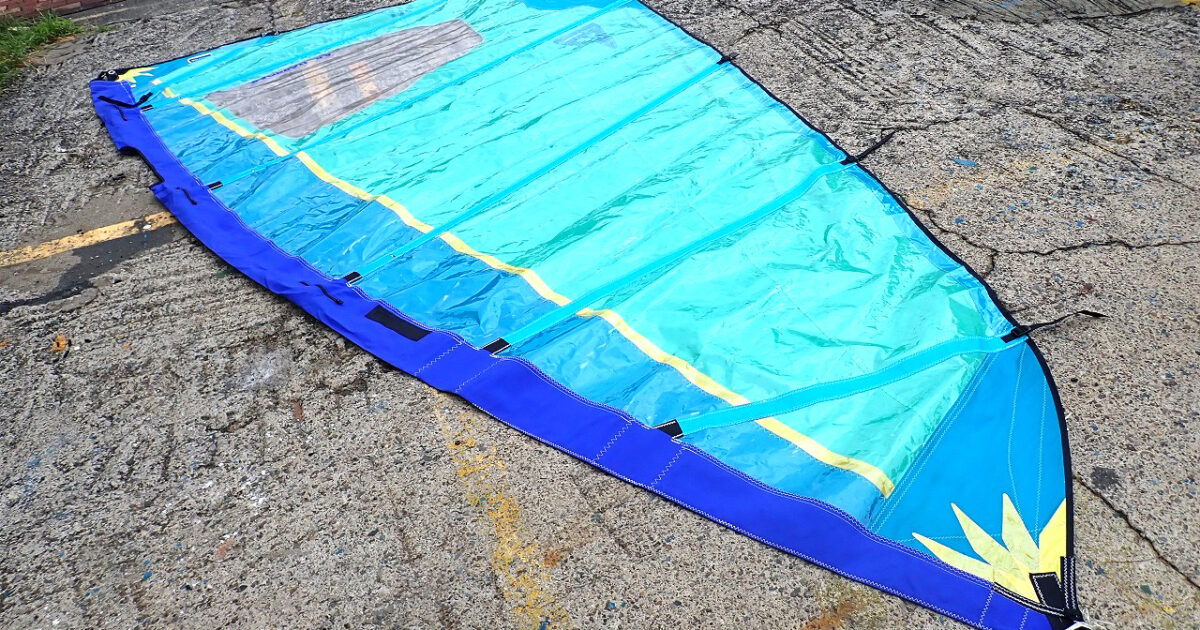 ウインドサーフィン セイル Gaastra RACEFOIL 7.2 ガストラ グリーン ブルー マリンレジャー ウォータースポーツ