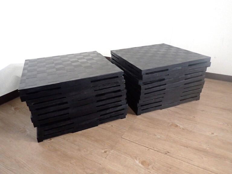 ラバーマット 500×500×30mm 20枚セット 3.22畳 ブラック 黒 ゴム キズ防止 防音 ダンベル トレーニング 筋トレ ホームジム