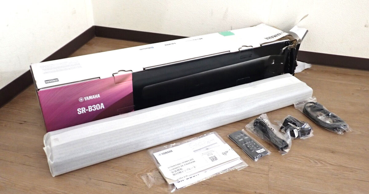 サウンドバー YAMAHA SR-B30A ヤマハ Dolby Atmos Bluetooth HDMI バスエクステンション クリアボイス 高音質 スピーカー 立体音響