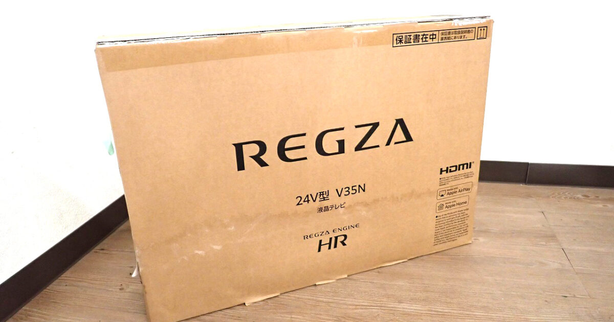 ハイビジョン液晶テレビ TOSHIBA 24V35N 東芝 REGZA レグザ V35N series 24型 Airplay ネット動画対応 ミラーリング 録画 24年製