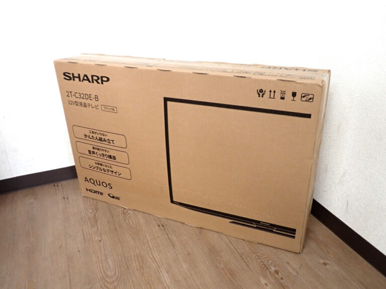 ハイビジョン液晶テレビ SHARP 2T-C32DE-B シャープ AQUOS アクオス 32型 LED Wチューナー 外付けHDD裏番組録画 省エネ ブラック