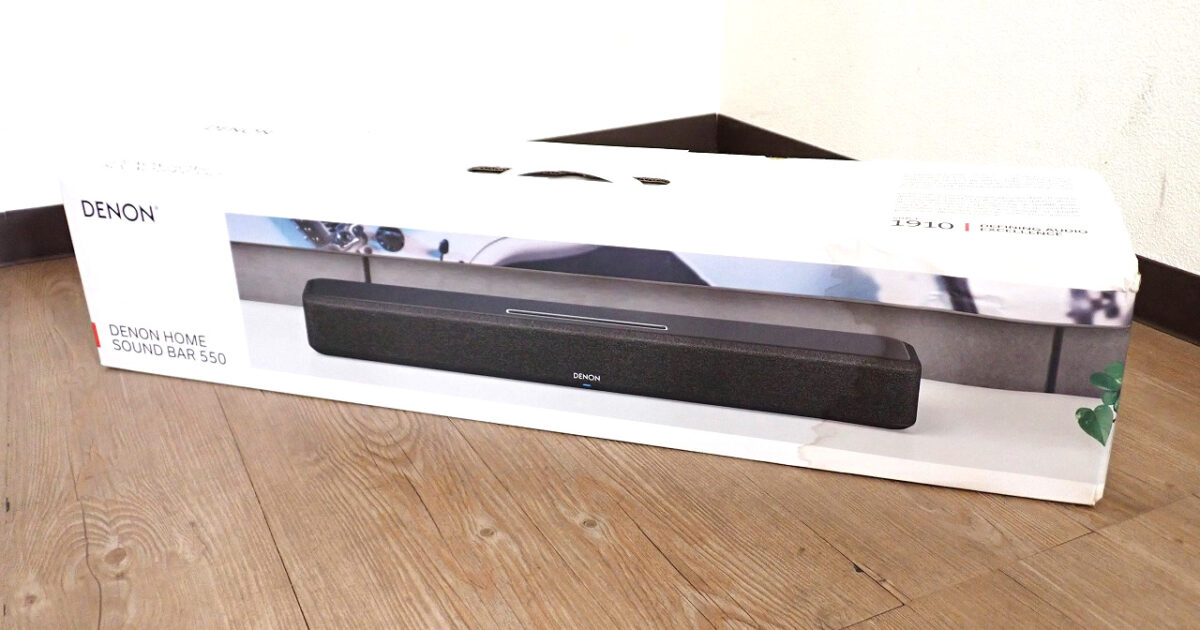 サウンドバー DENON DENONHOMESB550 デノン Dolby Atmos DTS:X Alexa AirPlay2 Bluetooth HEOS搭載 高音質 スピーカー 立体音響