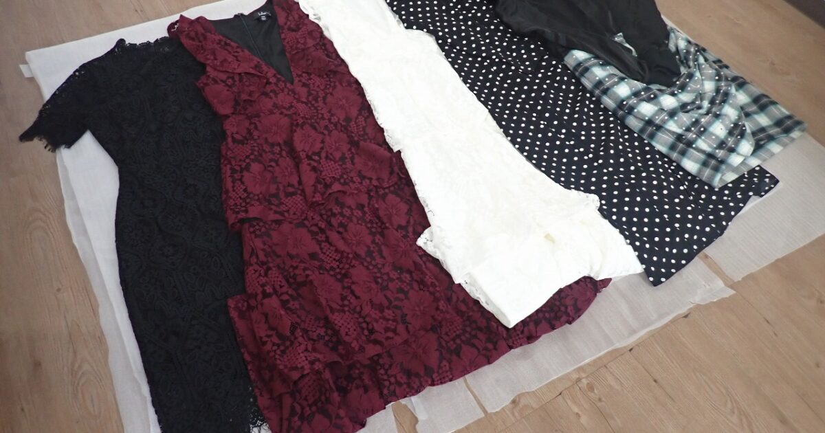 ワンピース ドレス Lulus SL848022 SL1215291 ルルズ ISABELLE BLANCHE 5着セット XXS 花柄 水玉 ボルドー ホワイト ブラック