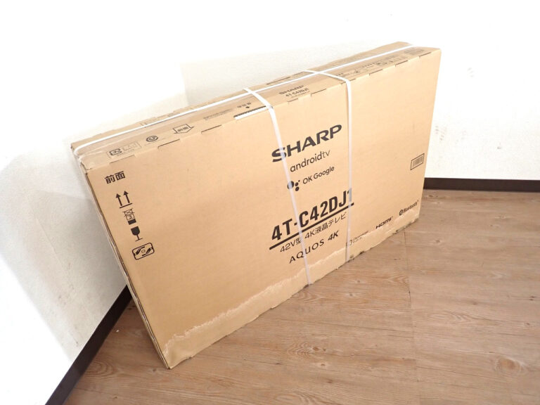 4K 液晶テレビ SHARP 4T-C42DJ1 シャープ AQUOS アクオス 42型 バスレフ型スピーカー android tv ネット動画 裏番組録画