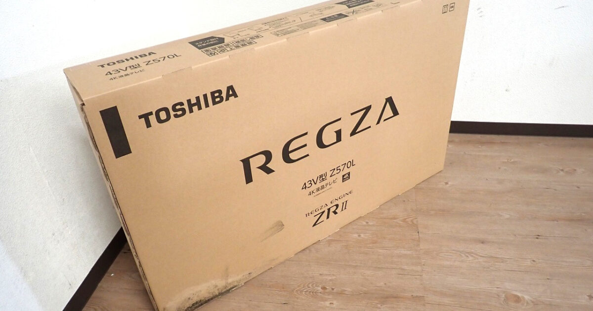 4K 液晶テレビ TOSHIBA 43Z570L 東芝 REGZA レグザ 43型 直下型LEDバックライト 重低音立体音響 Dolby Atmos ネット動画