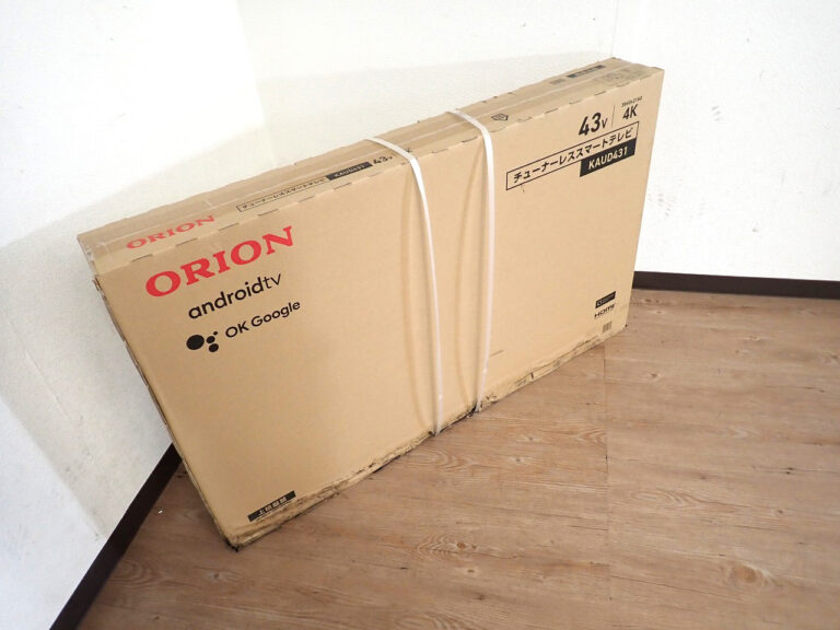 チューナーレス4K LED液晶テレビ ORION KAUD431 オリオン スマートテレビ 43インチ 43型 Dolby Audio搭載 ゲーム YouTube