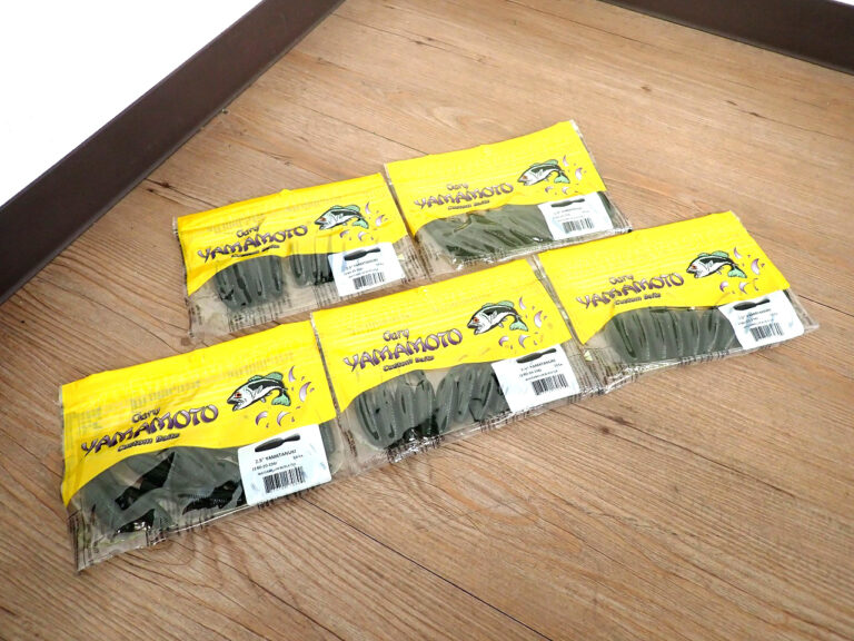 ワーム Gary Yamamoto 2.5 YAMATANUKI ゲーリーヤマモト 5袋セット ヤマタヌキ J140-10-194J ウォーターメロン/ブラックフレーク 2.5インチ バス釣り
