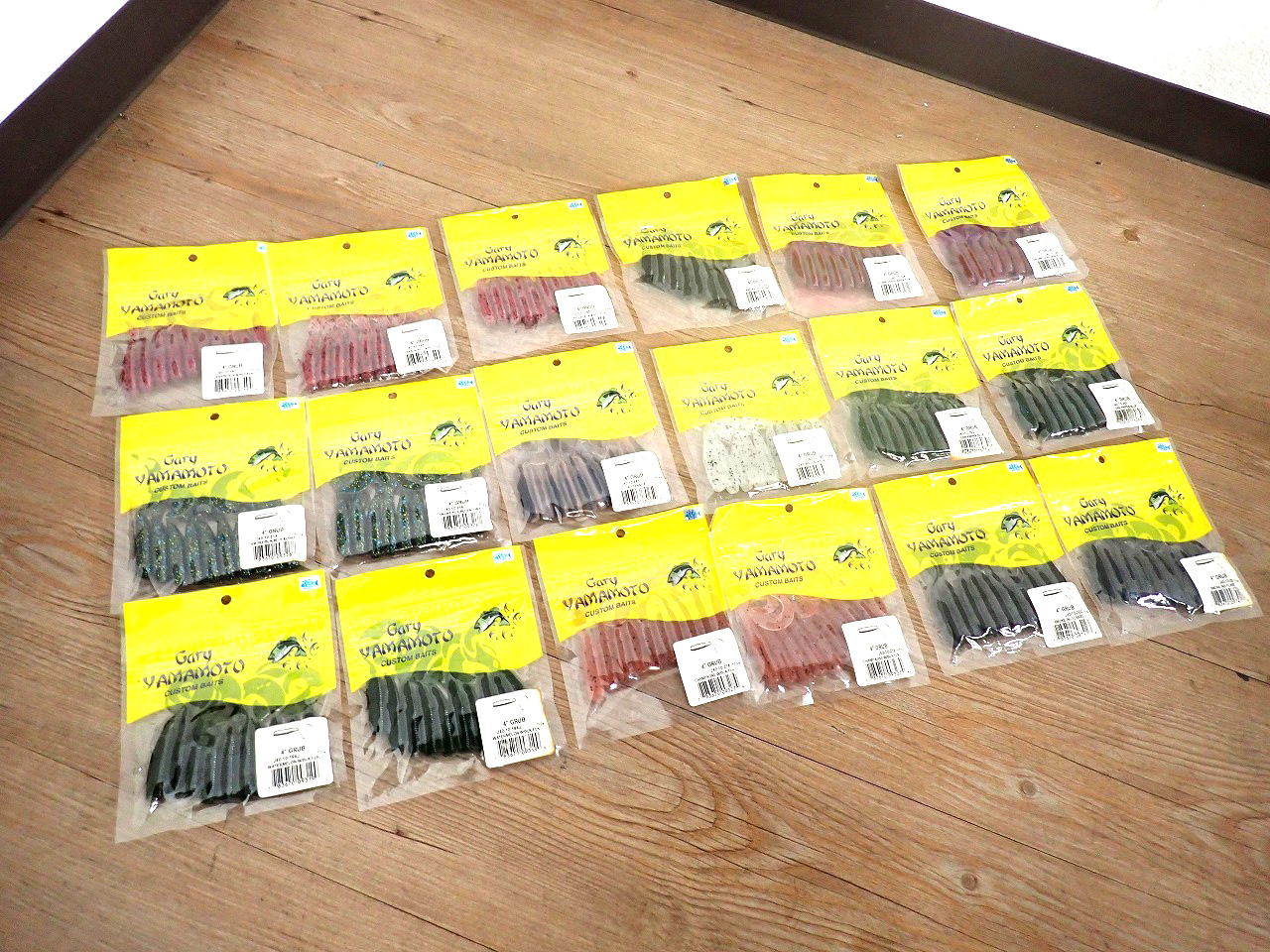 ワーム Gary Yamamoto GLUB ゲーリーヤマモト 18袋セット グラブ J40