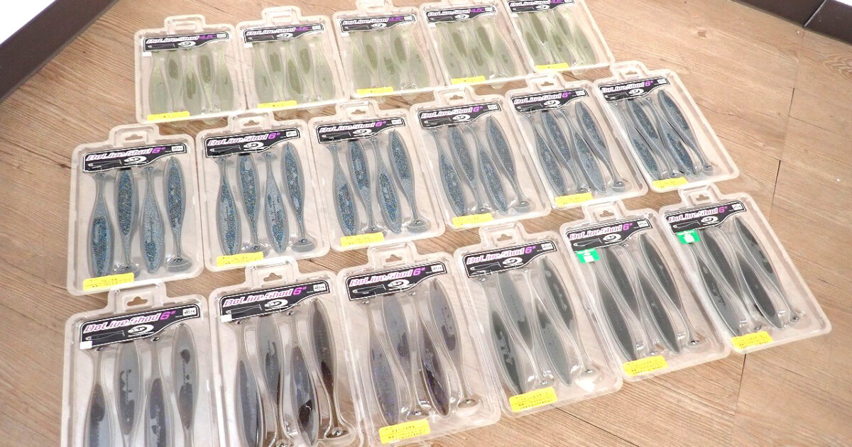 ワーム O.S.P DoLive Shad オーエスピー 17パック ドライブシャッド TW142 稚アユ W015 ブルーギル TW139 TW102 4.5インチ 6インチ