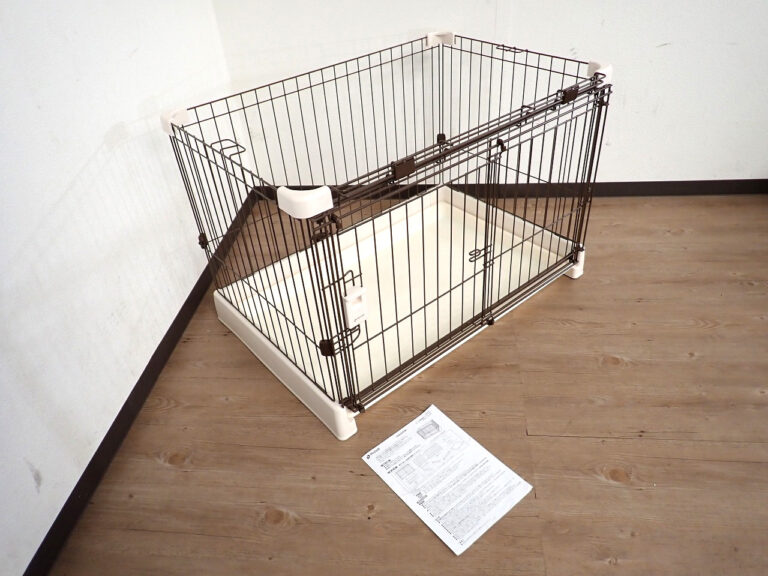 ペットサークル Richell もっとお掃除簡単ペットサークル90-60 リッチェル 90.5×62×61cm 超小型犬・小型犬用 ～8kg ケージ ダークブラウン