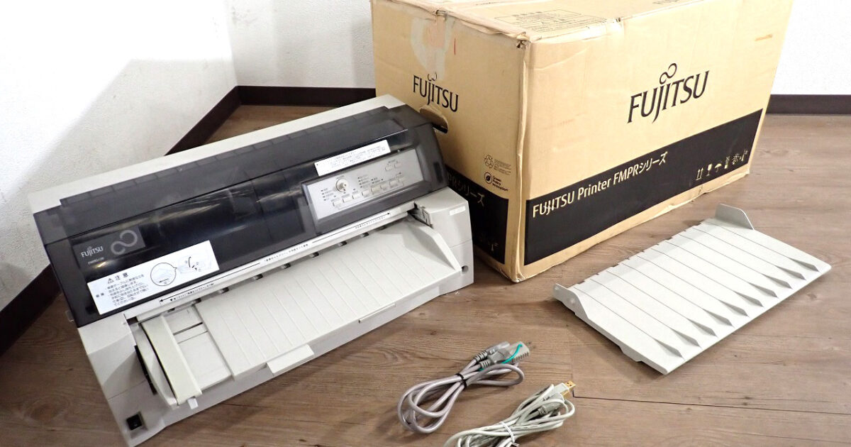 ドットインパクトプリンタ FUJITSU FMPR5120 富士通 FMPR5000シリーズ パラレル USB接続 136桁 キャリッジ搭載型 本体 伝票 複写