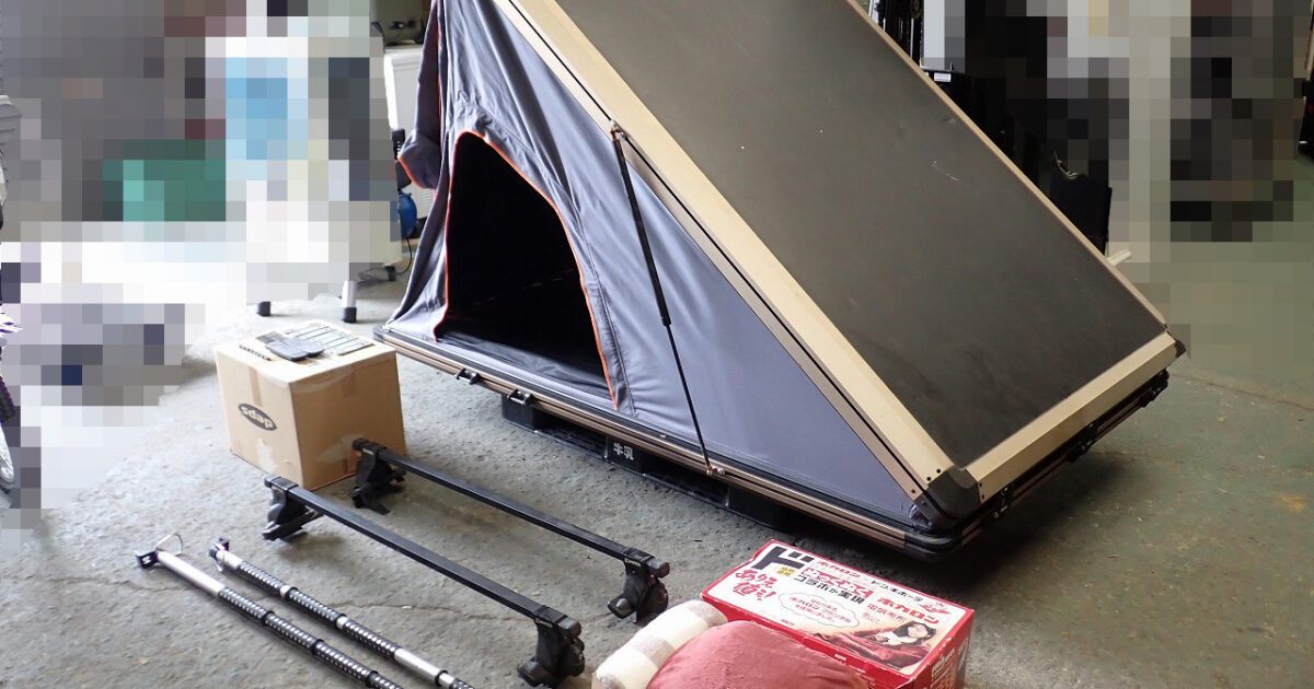 ルーフトップテント GIWORKS ジーアイワークス ADVANCED CAR RACKS カーラック キャンプ アウトドア 車中泊 防水 ブラック