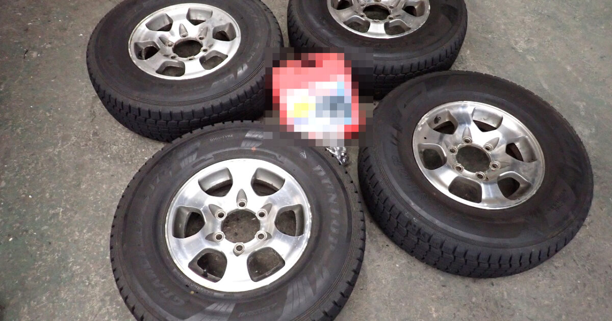 タイヤ DUNLOP GRANDTREK SJ7 225/80R15 ダンロップ 4本セット 15インチ DIGI-TYRE スタッドレス ホイール 車 カー用品