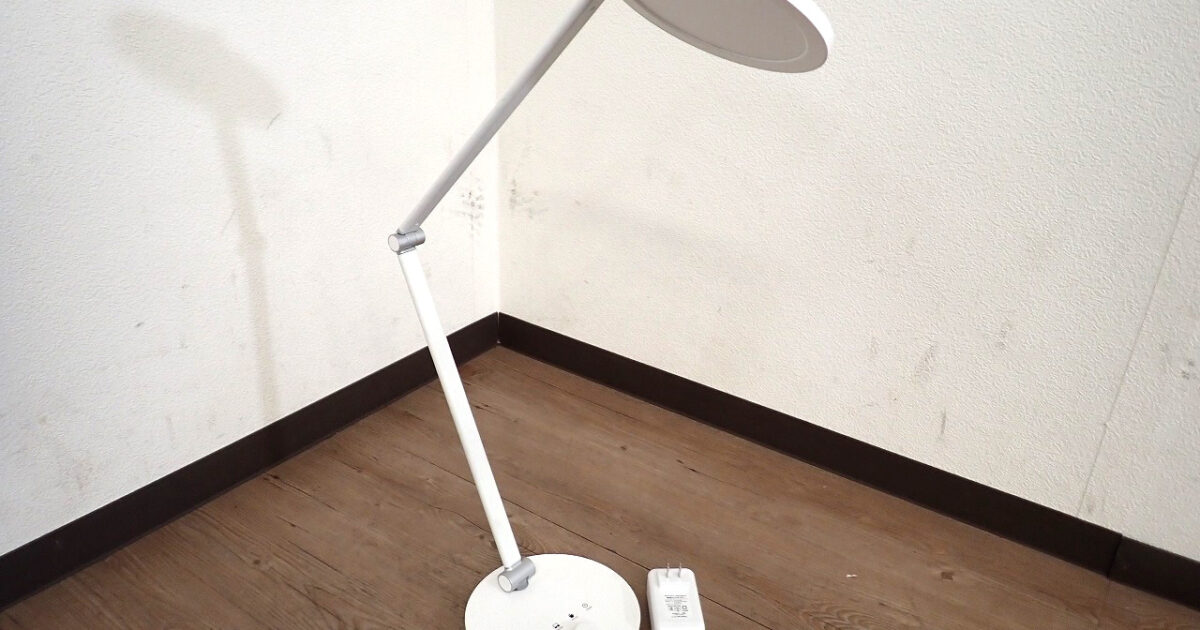 LEDデスクライト OHM ODS-LDC6K-W オーム電機 無段階調光 調色 昼白色 昼光色 電球色 タイマー機能付 スタンド ランプ 白 ホワイト
