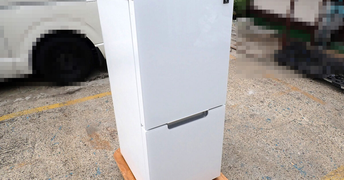 冷凍冷蔵庫 SHARP SJ-GD15J-W シャープ PLAINLY プラズマクラスター 2ドア 152L 両開き ガラスドア クリアホワイト