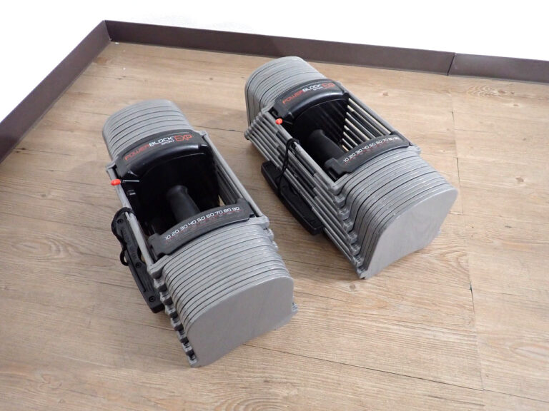 アジャスタブルダンベル ペア POWERBLOCK EXP パワーブロック 2.3kg～41kg 27段階 可変式ダンベル 筋トレ ホームジム