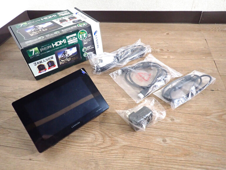 モニター CenturyL CD-7000VH センチュリー 7インチ マルチモニター plus one HDMI VGA USBバスパワー ACアダプター 単三乾電池