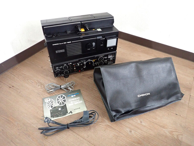 8ミリ映写機 CHINON SS-1200 チノン ステレオサウンド映写機 100V オートプロジェクション 録音・光学再生 ケース付 プロジェクター