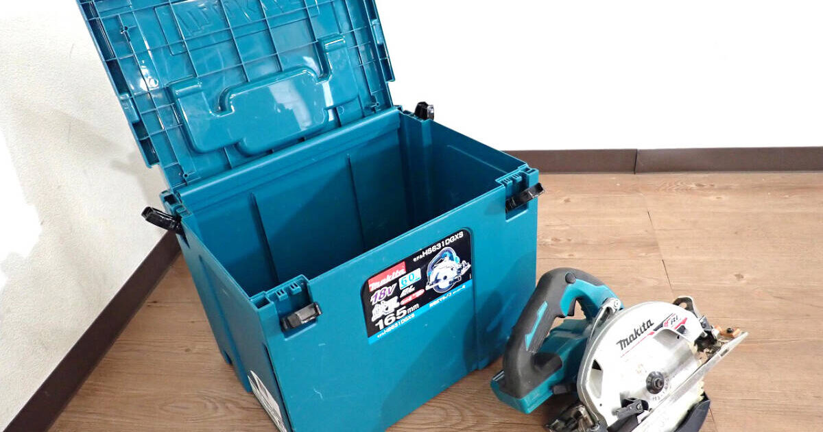 充電式 丸ノコ makita HS631DGXS マキタ ケース付き 155-165mm 18V 木工用・超硬丸のこ 鮫肌チップソー 厚切りモデル 電動工具 DIY