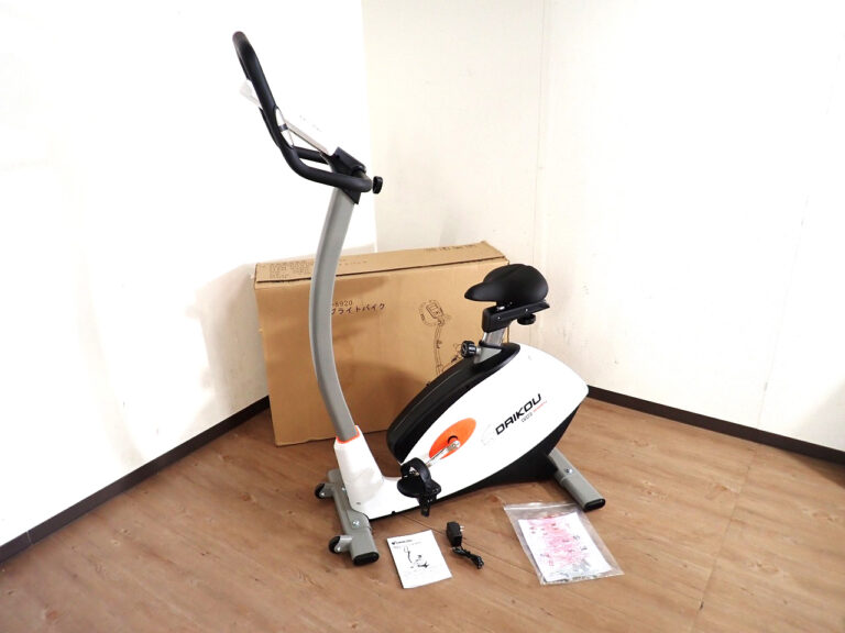 アップライトバイク 大広 DK-8920 DAIKOU フィットネスバイク 32段階 負荷 心拍計測機能 キャスター付 ダイエット 家庭用