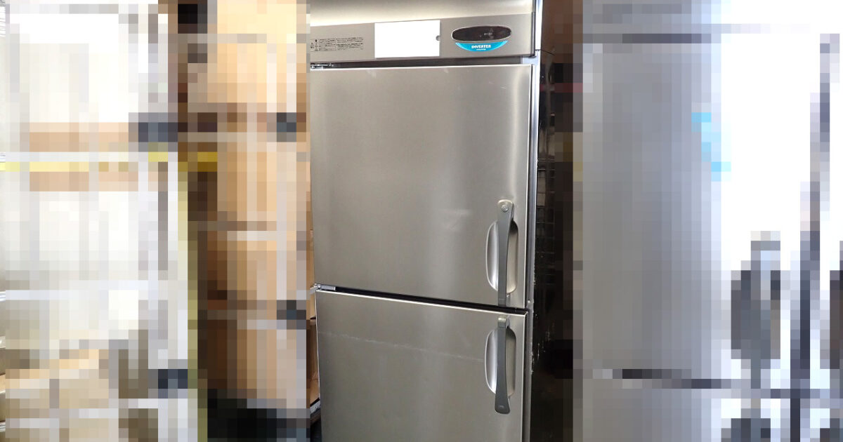 業務用冷蔵庫 HOSHIZAKI HR-75XW ホシザキ電機 100V 容量 628L 2ドア 縦型 タテ型 フリーザー 厨房機器 店舗