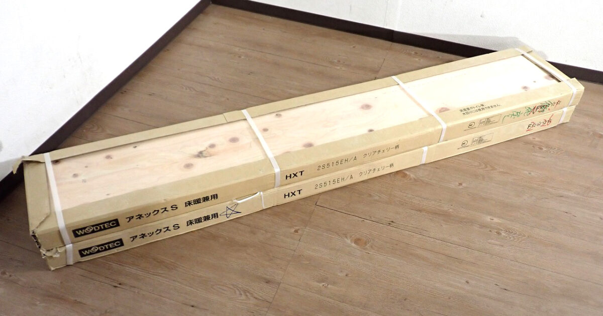 フローリング WOODTEC HXT2S515EH/A 朝日ウッドテック 303×1818mm 2ケース 12枚 4.28畳 クリアチェリー柄 ブラウン 木目 床材