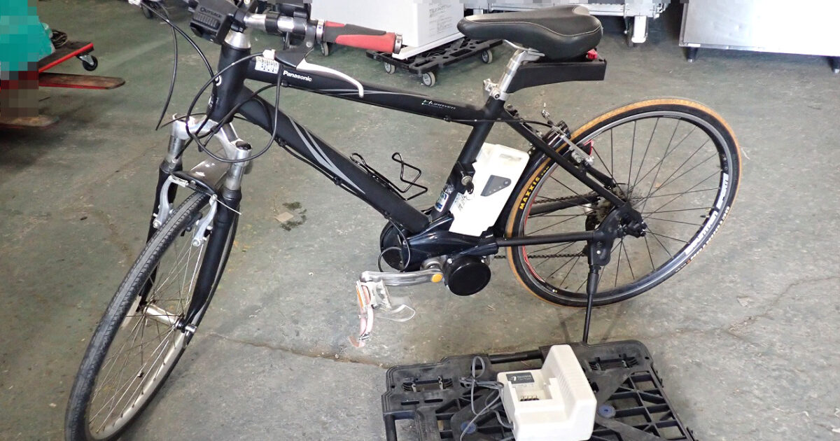 電動アシスト付き自転車 Panasonic BE-EPH672B パナソニック ハリヤ 26インチ バッテリー 長押し 3点灯 充電器付 マットブラック