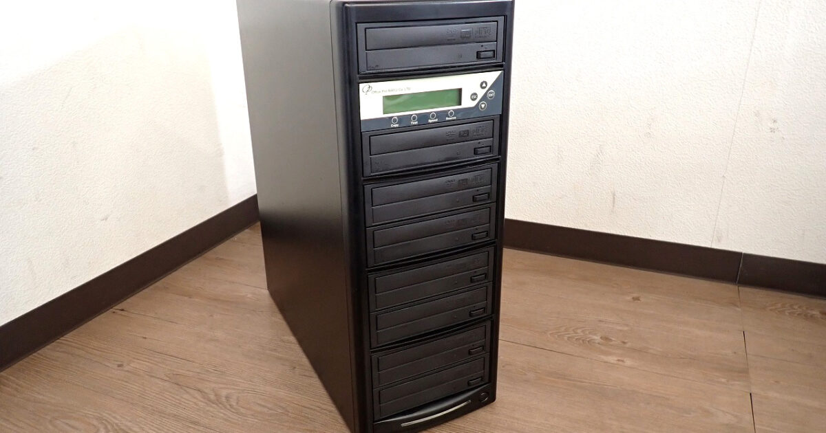 デュプリケーター Office Pro MAYU オフィスプロMAYU 1:7 DVD CD コピー機 複製 通電確認済 ビジネス 業務用