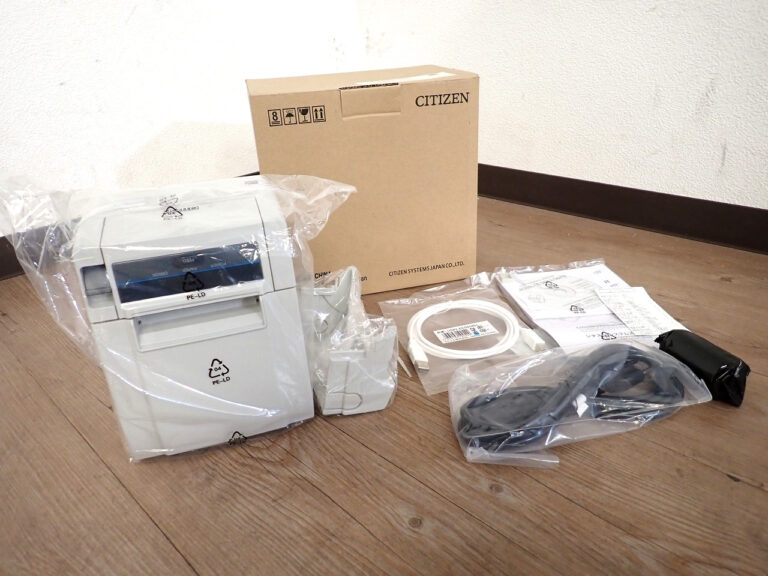 サーマルレシートプリンター CITIZEN CT-S601 シチズン ペーパー上出しタイプ 83mm USB接続 高速 バーコード 2次元コード ホワイト