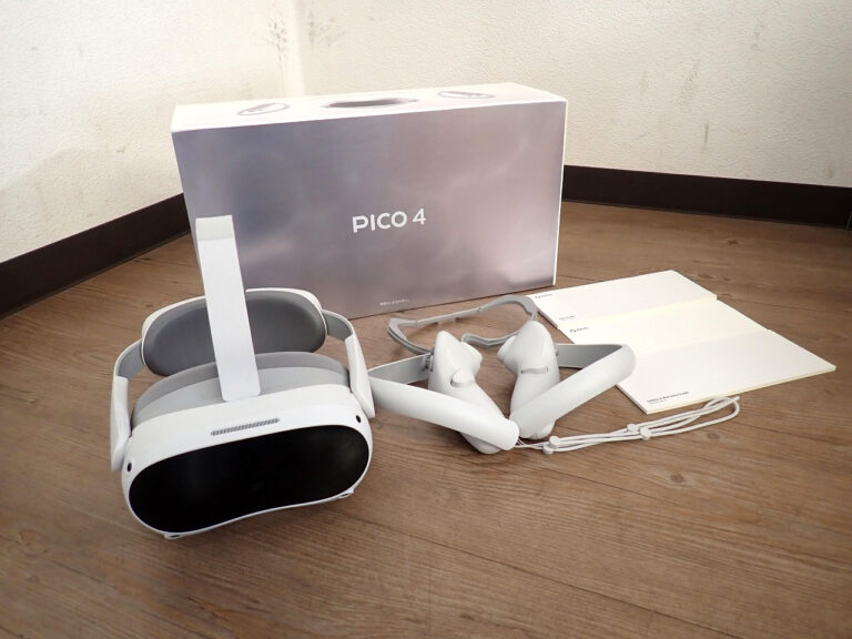 VRヘッドセット PICO A8110A8120 ピコ PICO4 128G 完全ワイヤレス オールインワン型 VRゴーグル コントローラー 4K ホワイト グレー