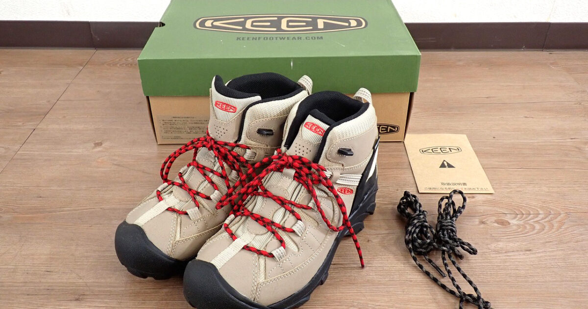 ハイキングシューズ KEEN 1027138 キーン ターギーツー 26.0cm ミッドカット 防水 軽量 トレッキングシューズ 登山靴 メンズ ブラウン