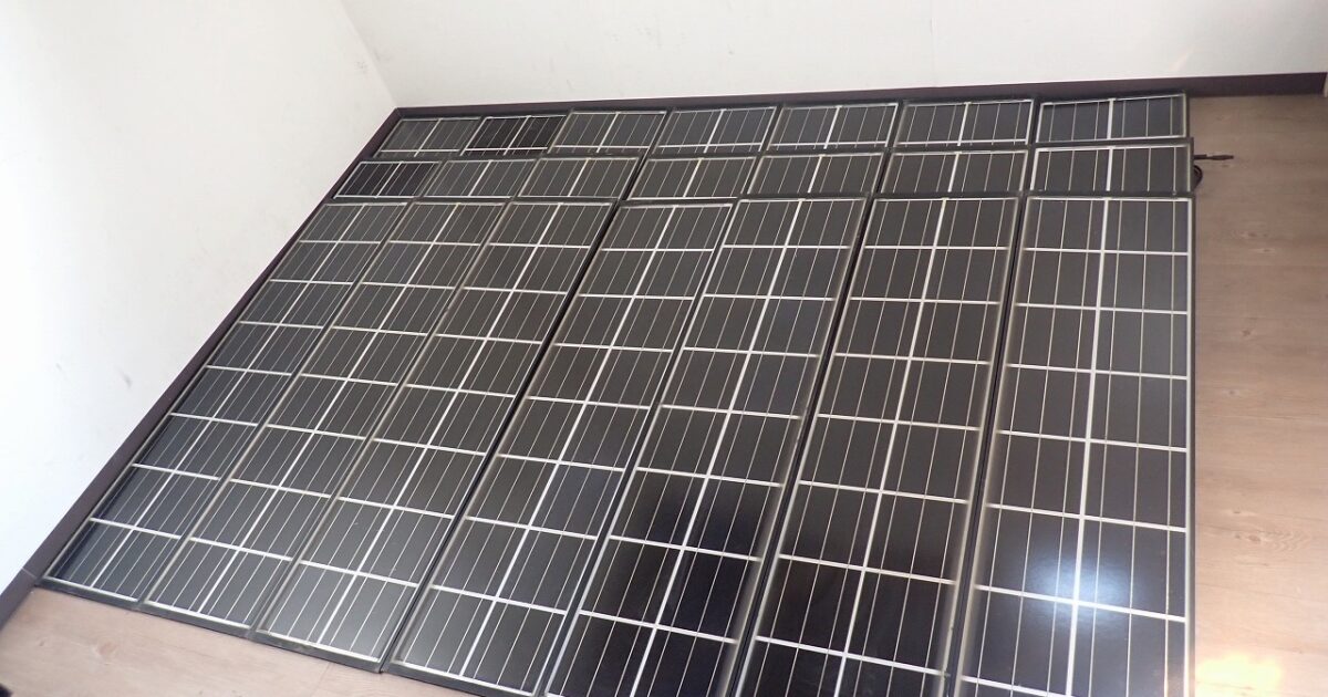 ソーラーパネル KYOCERA SD62X-QPS-B 京セラ サムライ 1692.5×345×8mm 21枚 62W 傾斜屋根 太陽電池モジュール 太陽光発電