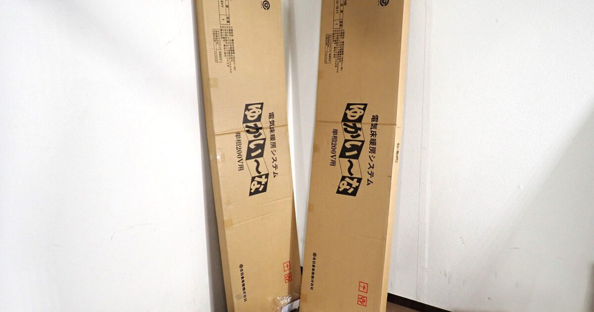電気式床暖房 Kitanihon Electronic Cable KB-1827 DFC-24 北日本電線 ゆかい～なヒーターパネル 2台セット コントローラー付き