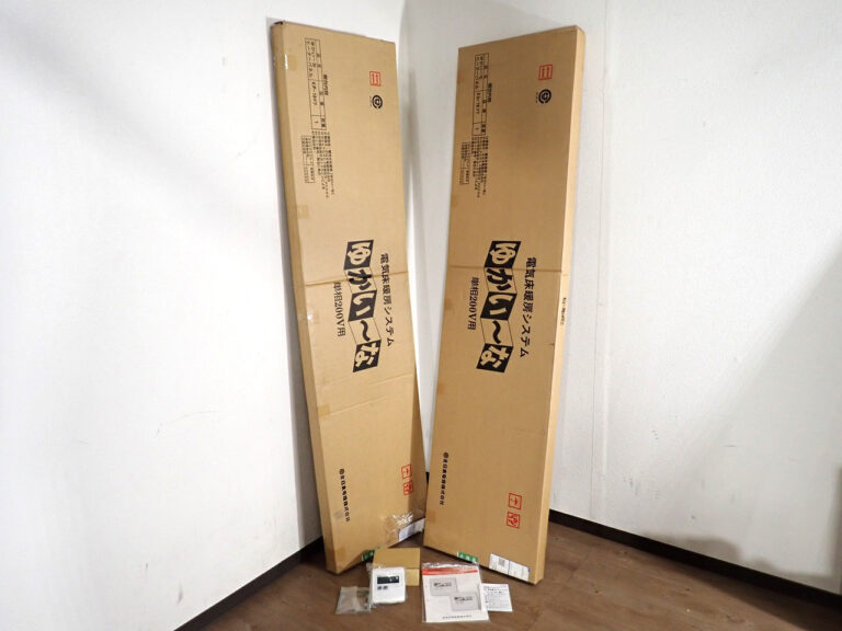 電気式床暖房 Kitanihon Electronic Cable KB-1827 DFC-24 北日本電線 ゆかい～なヒーターパネル 2台セット コントローラー付き
