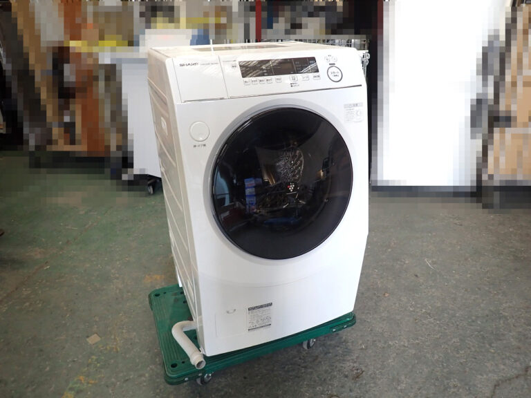 ドラム式 電気洗濯乾燥機 SHARP ES-H10G-WR シャープ 洗濯 10kg 乾燥 6kg 100V 右開き 低騒音 プラズマクラスター ホワイト