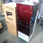冷凍冷蔵庫 SHARP SJ-GW35J-R シャープ プラズマクラスター 350L 3ドア 左右開き W600mm ガラスドア グラデーションレッド