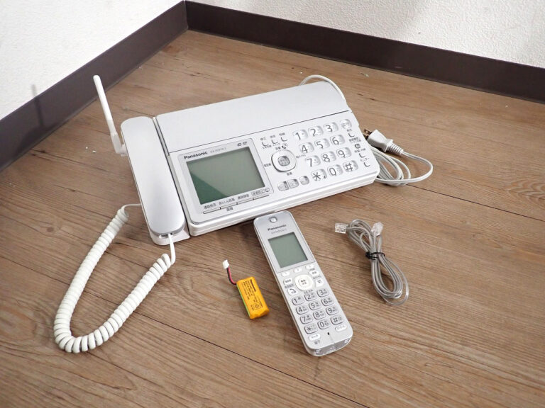 デジタルコードレス FAX Panasonic KX-PZ310DL-S KX-FKD556-S パナソニック おたっくす 電話機 子機付属 普通紙 ファックス シルバー
