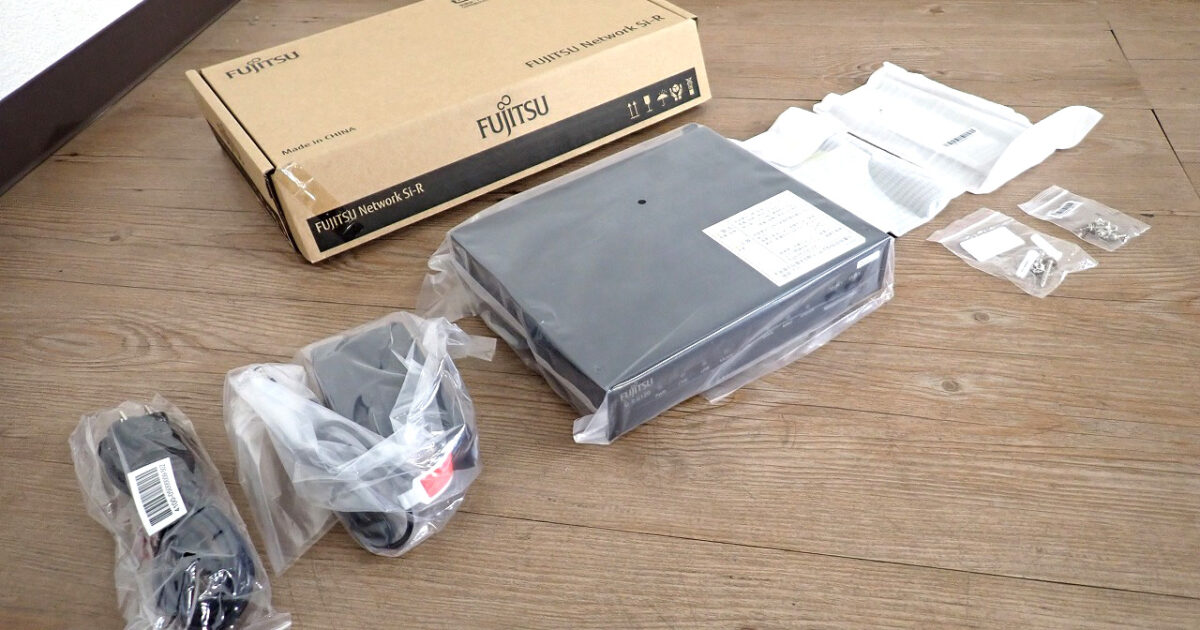 IPアクセスルーター FUJITSU Si-R G120 富士通 SIG120V20 1Gbps 無線WAN対応 小規模拠点向け 通信・ネットワーク機器 ブラック