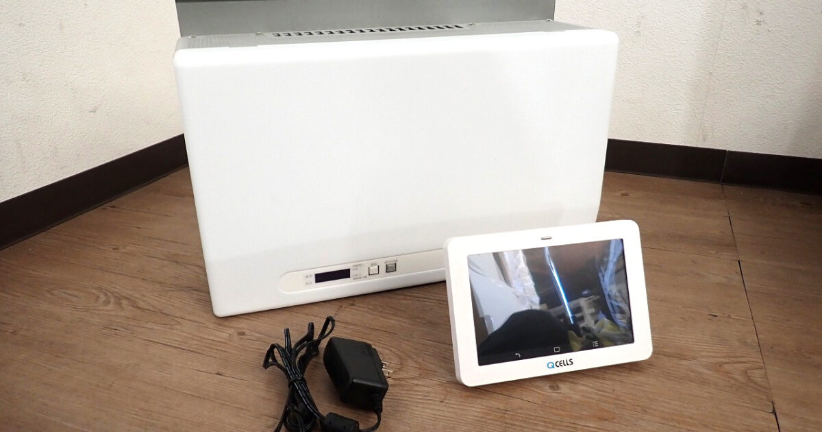 ソーラーパワーコンディショナ QCELLS KP40K3-HQ KP-MU1P-D-HQ Qセルズ カラー表示ユニット 4.0kW 太陽光発電 太陽電池 住宅 パワコン