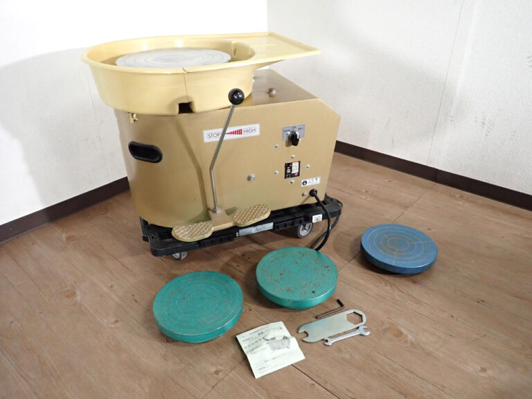 電動ろくろ SHIMPO RK-2P プロ形 シンポ 陶芸ろくろ 100V 250W 回転速度 0～200・0～240rpm 轆轤 陶芸 工芸 美術品