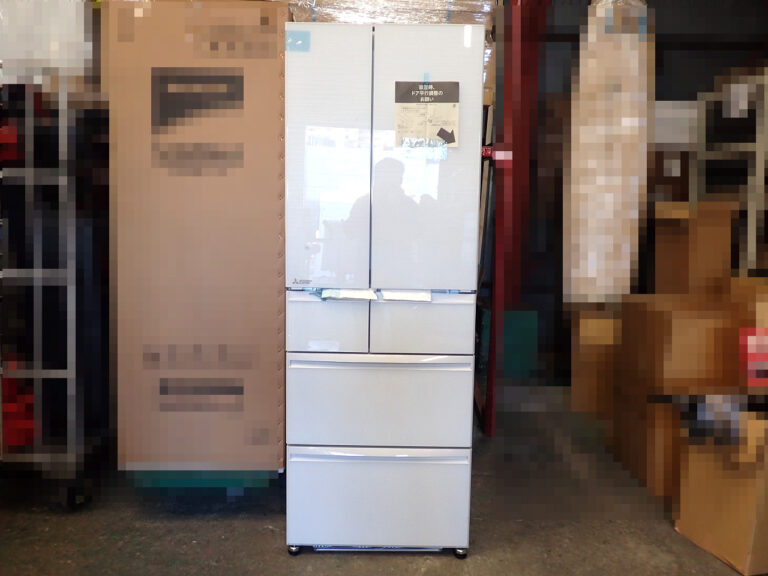 冷凍冷蔵庫 MITSUBISHI MR-GW52TJ-W 三菱電機 置けるスマート大容量 517L 6ドア W65cm フレンチドア 自動製氷 ホワイト