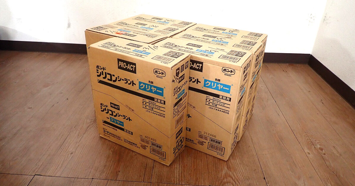 接着剤 KONISHI ボンド シリコンシーラント クリヤー コニシ 300ml 10本入 7ケースセット 計70本 1成分形 シーリング材 業務用