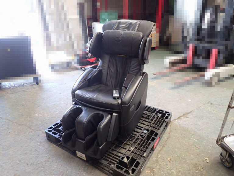 電気マッサージチェア FUJIIRYOKI JT-FJ88 フジ医療器 SUPER RELAX スーパーリラックス 本革 ヒーター搭載 家庭用 ブラック