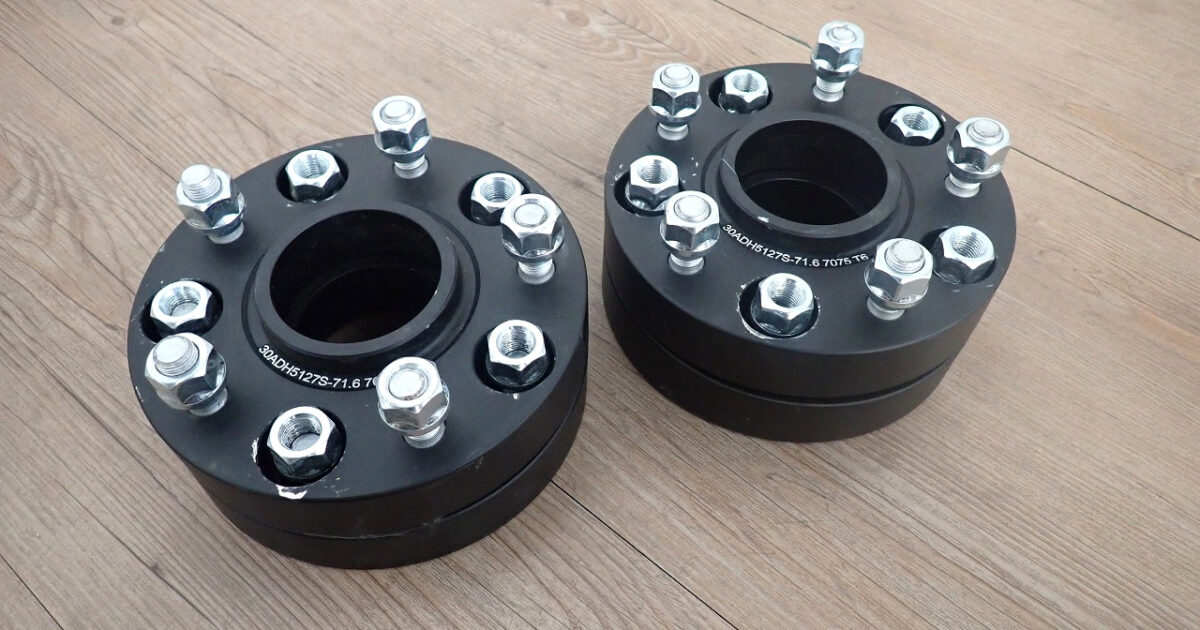 ラングラー用 ワイドトレッドスペーサー 30ADH5127S-71.6 7075 T6 厚さ30mm ナット幅 19mm ホイールスペーサー 自動車 パーツ 部品