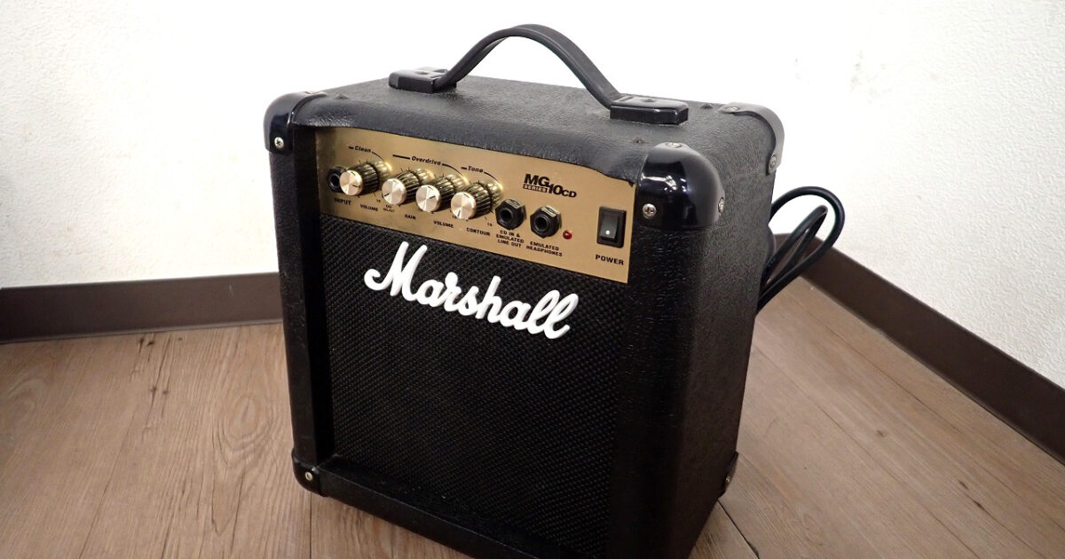 ギターアンプ MARSHALL MG10CD マーシャル 小型 10W 8Ω アンプ 音楽機材 音響 オーディオ 楽器
