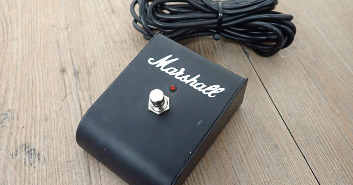 シングルフットスイッチ MARSHALL PEDL10001 マーシャル ギターアンプ用 エフェクターペダル アクセサリー 音楽機器